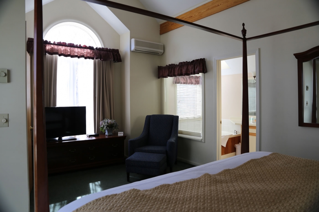 bedroom view toward window superior townhouse