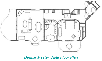 Floorplan Chateau Deluxe Master Suite