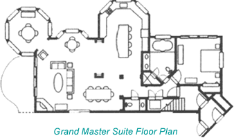 Floorplan Chateau Grand Master Suite