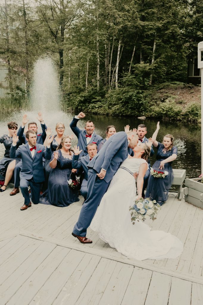 jackson nh wedding group at nordic village resort