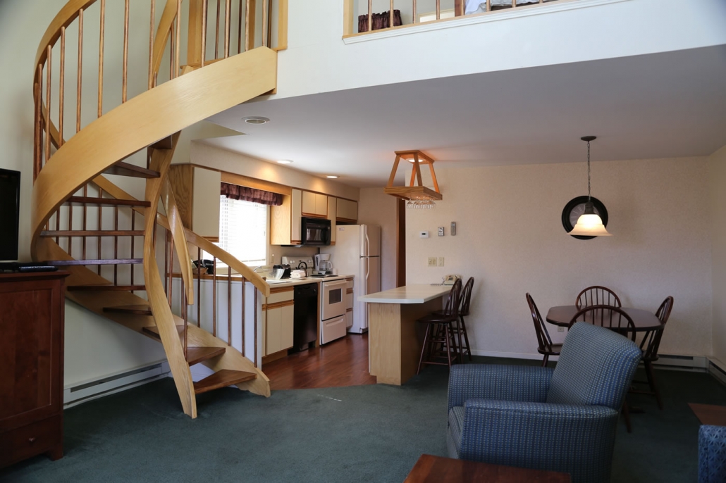 kitchen area two bedroom townhouse