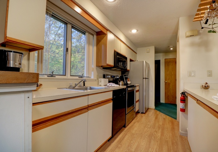 kitchen area two bedroom townhouse