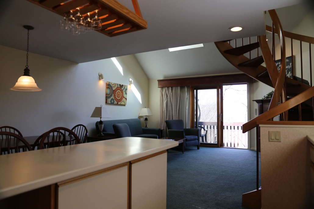 living area kitchen two bedroom superior townhouse