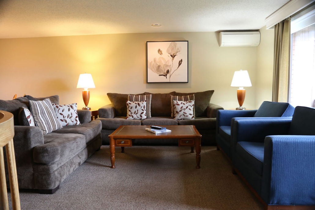 Living Room Three Bedroom Townhouse