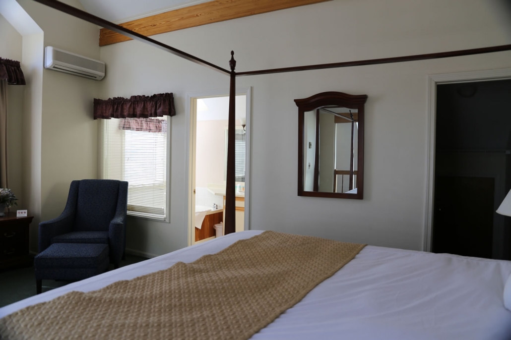 loft bedroom in townhouse