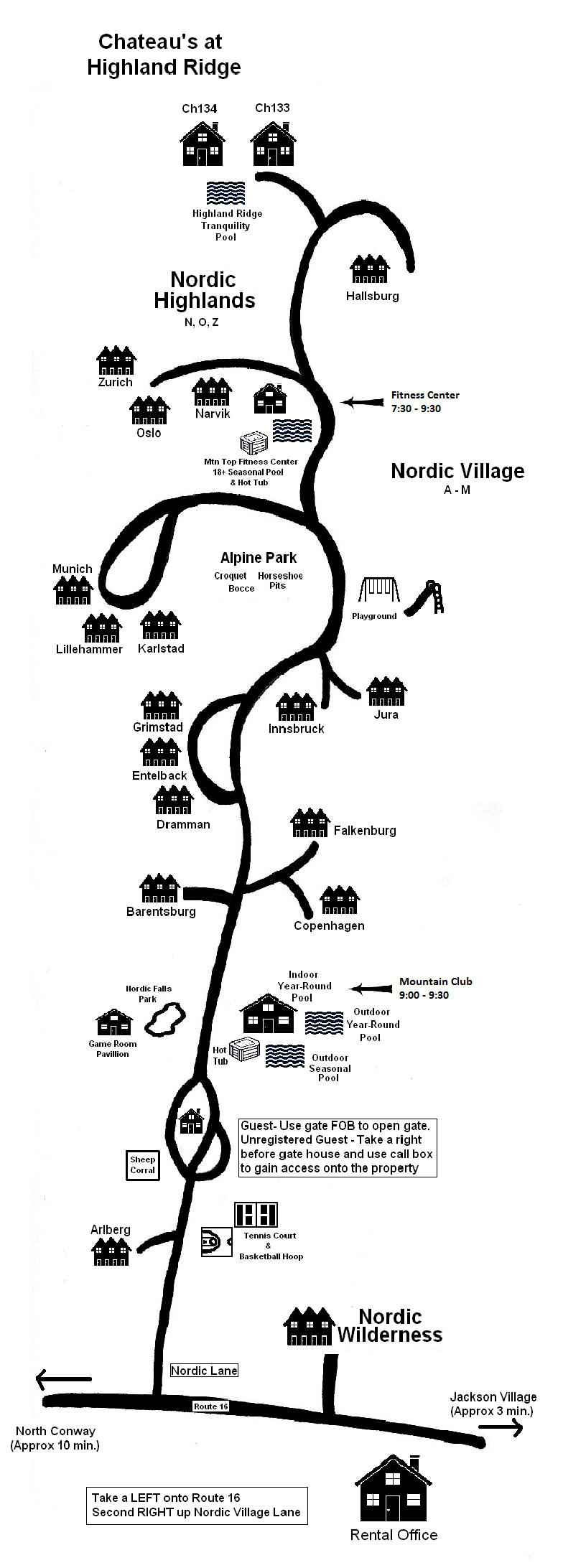 nordic village property map