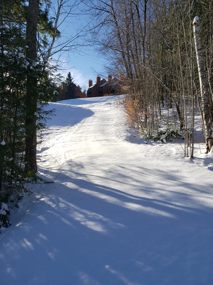 Snow Covered Hill Nordic Village Resort