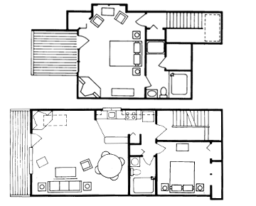 two bedroom penthouse floor plan nordic village