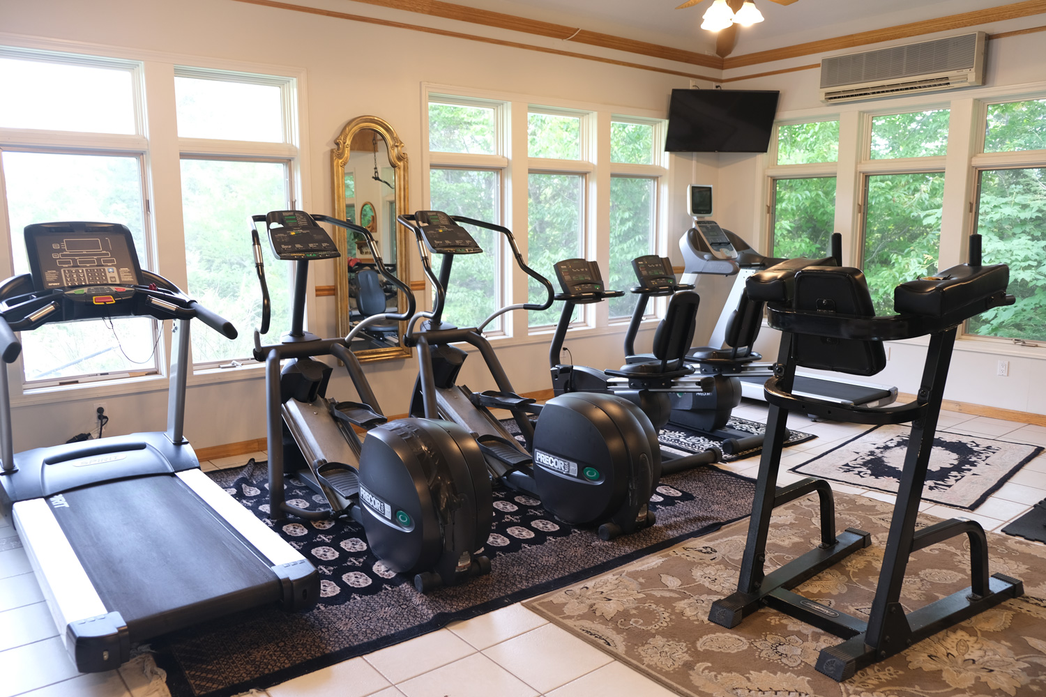 amenities nordic village gym fitness center cardio machines