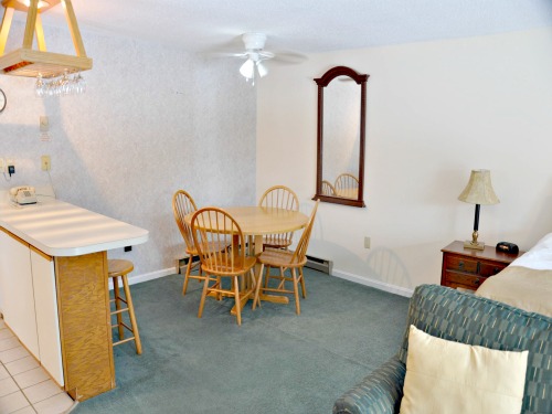 two king village condo near pool dining room