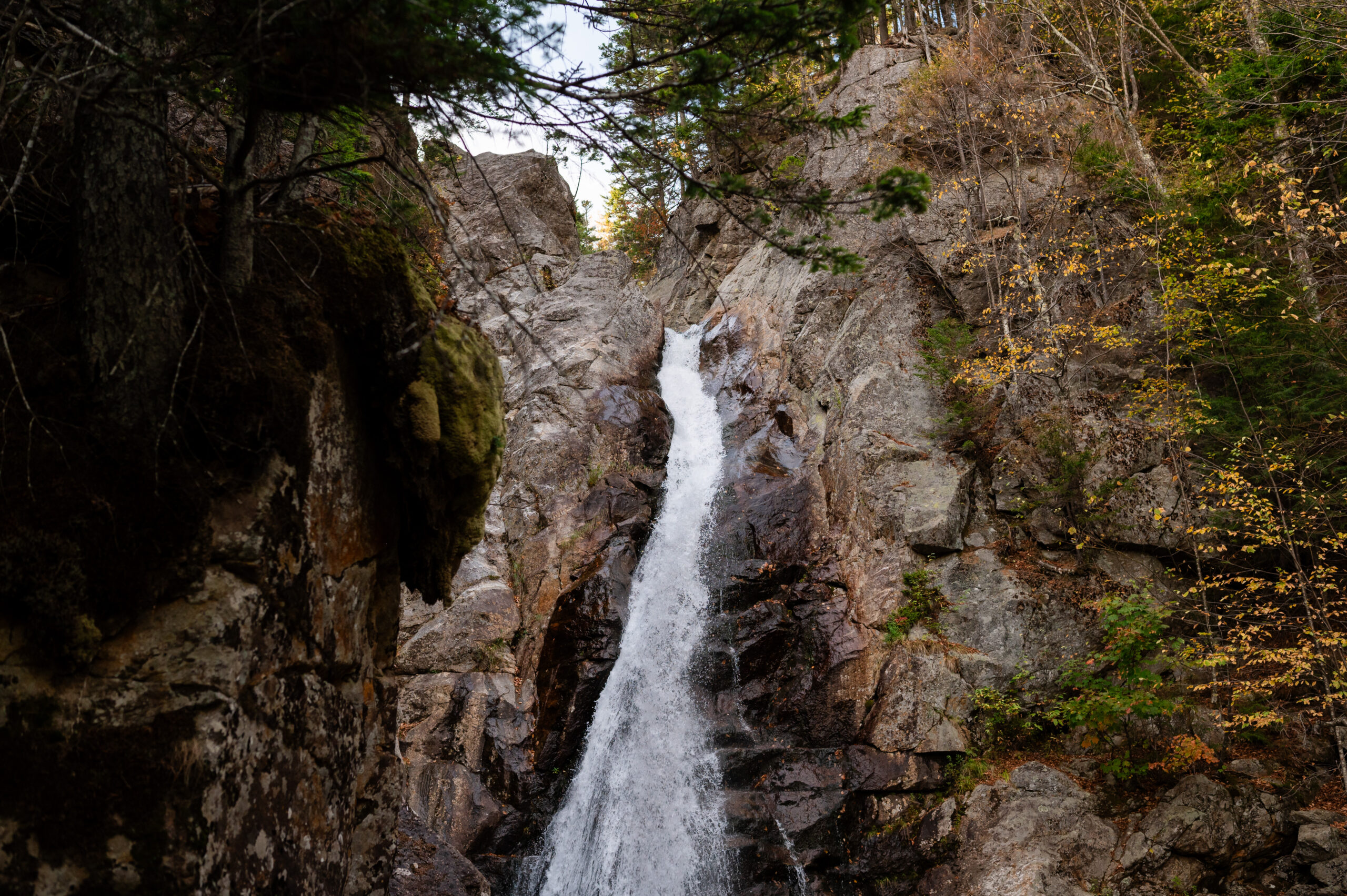 Glen Ellis Falls Waterfall Hike in the White Mountains